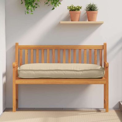 vidaXL Kissen Beige 120 x 50 x 12 cm Oxford-Stoff