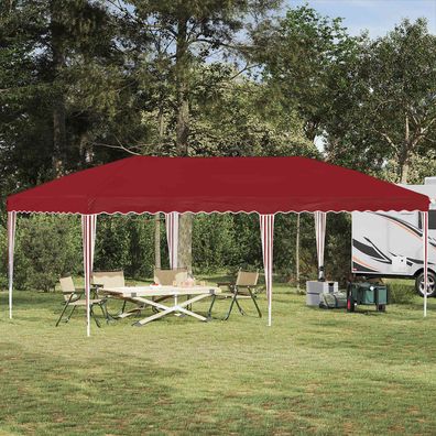 vidaXL Pop-up Partyzelt 575 x 290 x 245 cm Bordeauxrot