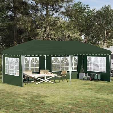 vidaXL Pop-up Partyzelt 575 x 289 x 245 cm Grün