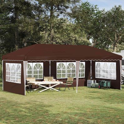 vidaXL Pop-up Partyzelt 575 x 289 x 245 cm Braun