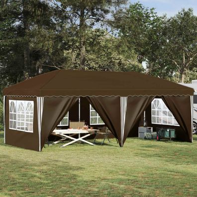 vidaXL Pop-up Partyzelt 575 x 288 x 245 cm Taupe