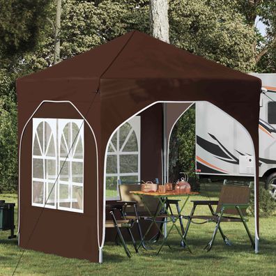 vidaXL Pop-up Partyzelt 192 x 192 x 245 cm Braun