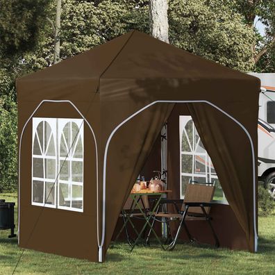 vidaXL Pop-up Partyzelt 192 x 192 x 245 cm Taupe