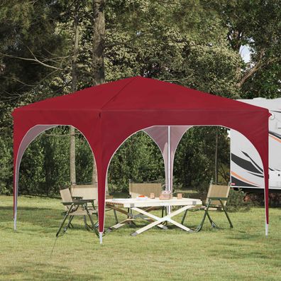 vidaXL Pop-up Partyzelt 290 x 290 x 245 cm Bordeauxrot