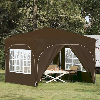 vidaXL Pop-up Partyzelt 290 x 290 x 245 cm Taupe