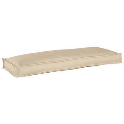 vidaXL Kissen Beige 110 x 40 x 8 cm Oxford-Stoff