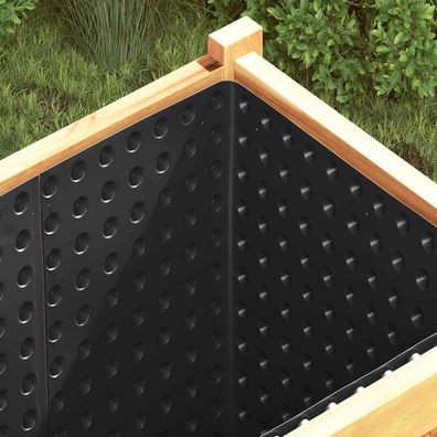 vidaXL Dimpled Drainage Sheet 2 pcs Schwarz 1 x 20 m HDPE