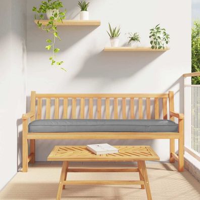 vidaXL Palettenkissen Grau 180 x 40 x 8 cm Oxford-Stoff