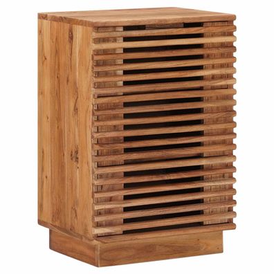 vidaXL Handgefertigter Nachttisch Teakbraun 40 x 30 x 60 cm
