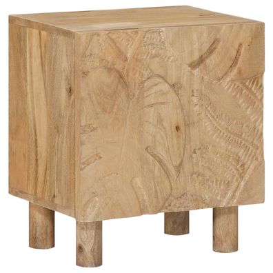 vidaXL Handgefertigter Nachttisch Teakbraun 40 x 30 x 45 cm