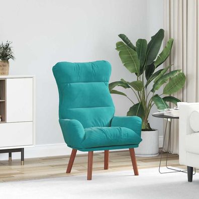 vidaXL Sessel Türkis 69 x 74 x 93 cm Samt