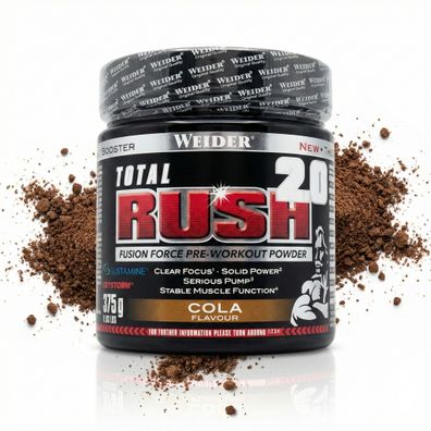 Weider Total Rush 2.0 Booster Dose - verschiedene Geschmäcker - ab 375g Cola