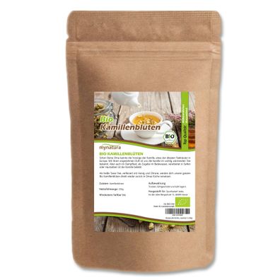 Mynatura Bio Kamillenblüten getrocknet ganz - 250g Beutel