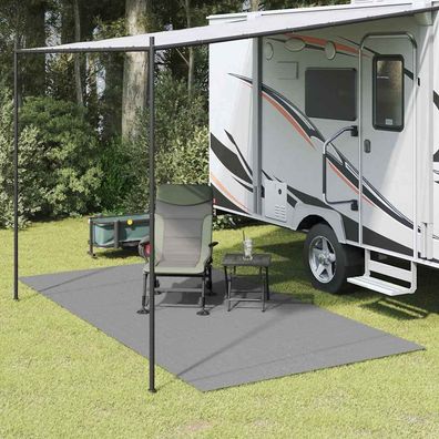 vidaXL Zeltteppich Anthrazit 200 x 200 cm Polyester