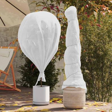 vidaXL Winterschutz fur Pflanzen Weiß 100 x 3,2 m Vliesstoff