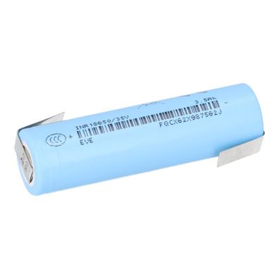 EVE INR18650-35V 18650 Akku 3500mAh 3,6V Flat Top Z-Lötfahne