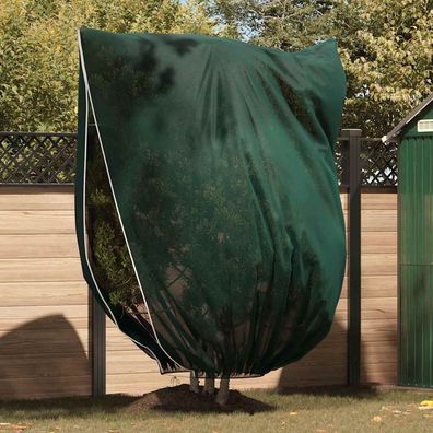 vidaXL Winterschutz fur Pflanzen 3 pcs Grün 2,4 x 2 m Vliesstoff