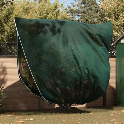 vidaXL Winterschutz fur Pflanzen 3 pcs Grün 2,5 x 3,14 m Vliesstoff