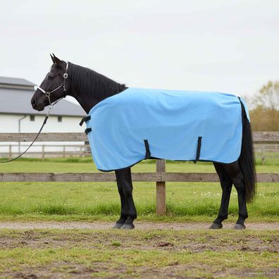 vidaXL Pferdedecke Volles Aqua 95 cm Polyester