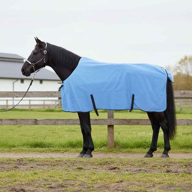 vidaXL Pferdedecke Volles Aqua 165 cm Polyester