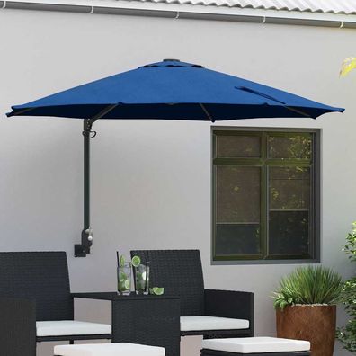 vidaXL Garten-Sonnenschirm 248 x 248 x 148 cm Polyester und Stahl