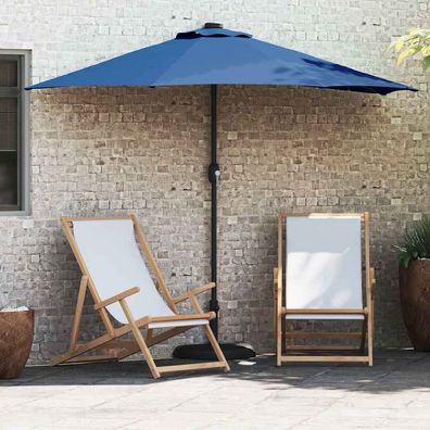 vidaXL Garten-Sonnenschirm 294 x 150 x 224 cm Polyester und Stahl