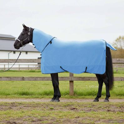 vidaXL Pferdedecke Volles Aqua 125 cm Polyester