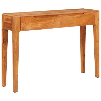 vidaXL Konsolentisch Braun 110 x 30 x 80 cm Massivholz Akazie