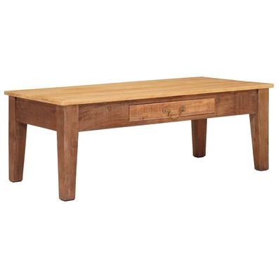vidaXL Couchtisch Braun 110 x 55 x 40 cm Massivholz Mango