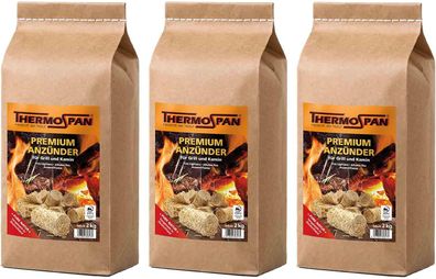 Thermospan Premium Anzünder 3x2kg