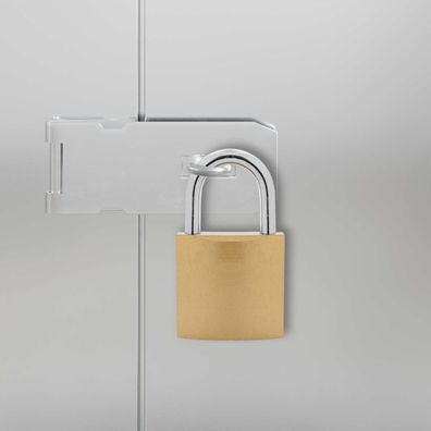 vidaXL U Schloss mit Schlüsseln 2 pcs Messing Eisen