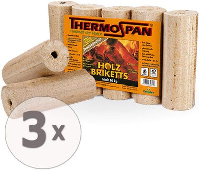 Thermospan Holzbrikett 3x10kg