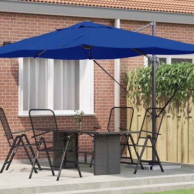 vidaXL Sonnenschirm 351 x 250 x 260 cm Polyester und Aluminium