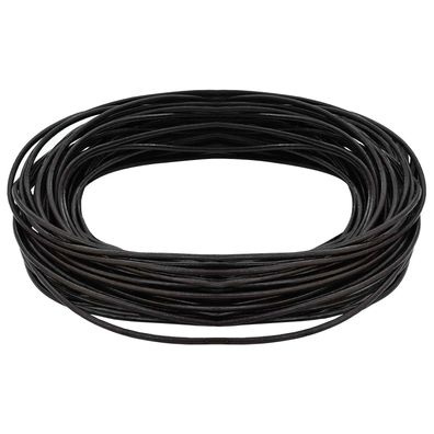 vidaXL Leder Schnur Dunkelbraun Ø1,5 mm x 50 m Leder