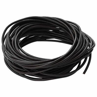 vidaXL Leder Schnur Dunkelbraun Ø2,5 mm x 50 m Leder