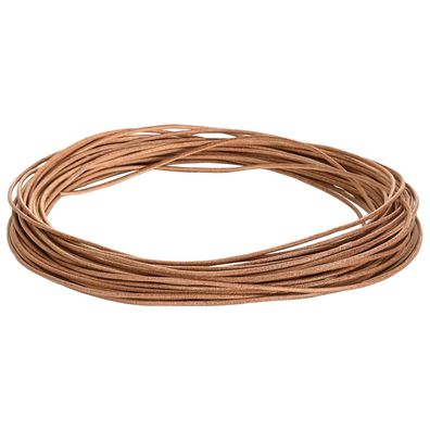 vidaXL Leder Schnur Braun Ø1,5 mm x 10 m Leder