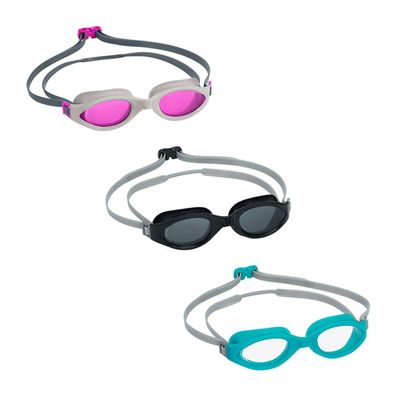 Bestway Schwimmbrille Erwachsene Silikonband Farbe Sortiert + 14 Jahre Strand und P