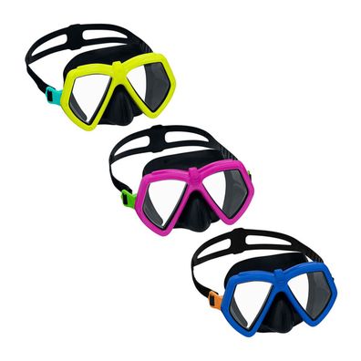 Bestway Tauchmaske für Kinder Anatomisches Band Farbe Sortiert + 3 Jahre Strand un