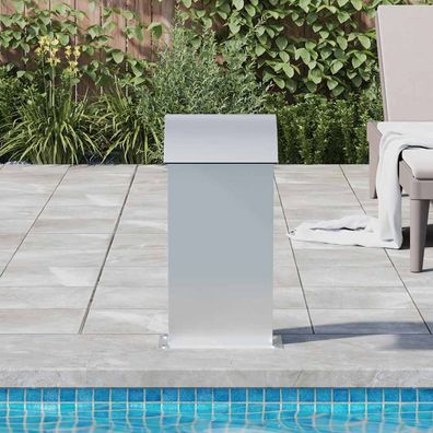 Pool-Wasserfall 50x30x60 cm Edelstahl 304 Silber