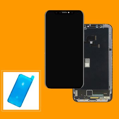 Display Für iPhone XS HD 3D LCD Bildschirm Schwarz Black inkl. Klebepad!