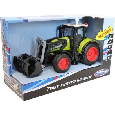 Speedzone Traktor mit Frontlader, Licht & Sound