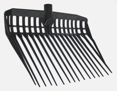 Kerbl Dunggabel ohne Stiel EcoFork PVC - 38cm * 30cmStandard - Schwarz TOP