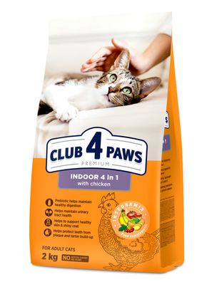 CLUB 4 ?APY KATZE 2 kg INDOOR 4in1 mit Huhn