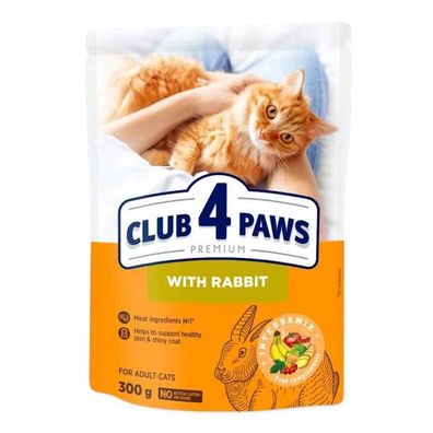 CLUB 4 ?APY KATZE 300 g Kaninchen