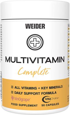 Weider Multivitamin Complete A-Z Premium Komplex - ab 90 Kapseln / Dose
