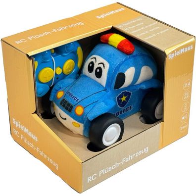 Spielmaus Baby R/C Plüsch Polizei Fahrzeug 2.4 Ghz