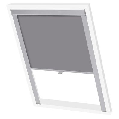Verdunkelungsrollo Grau 606 S06 Rolloschutz