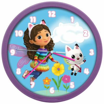 Euromic - Wanduhr - Gabbys Puppenhaus (033731201)