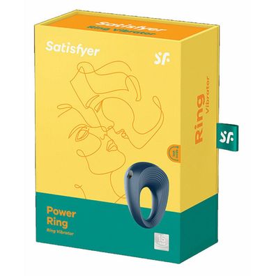 Satisfyer Power Ring Vibrator dark blue