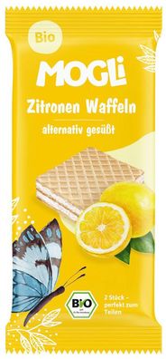 6x Mogli Bio Zitronencremewaffeln 15g